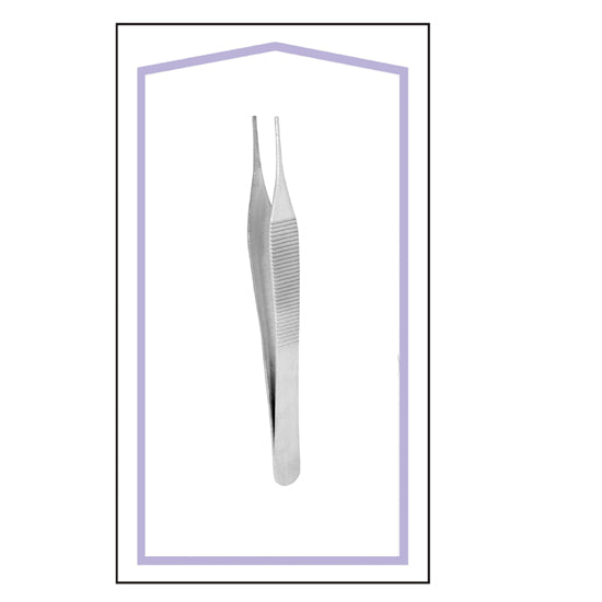 STERILIZED ADSON FORCEPS SERRATED BOX OF 25 PCS