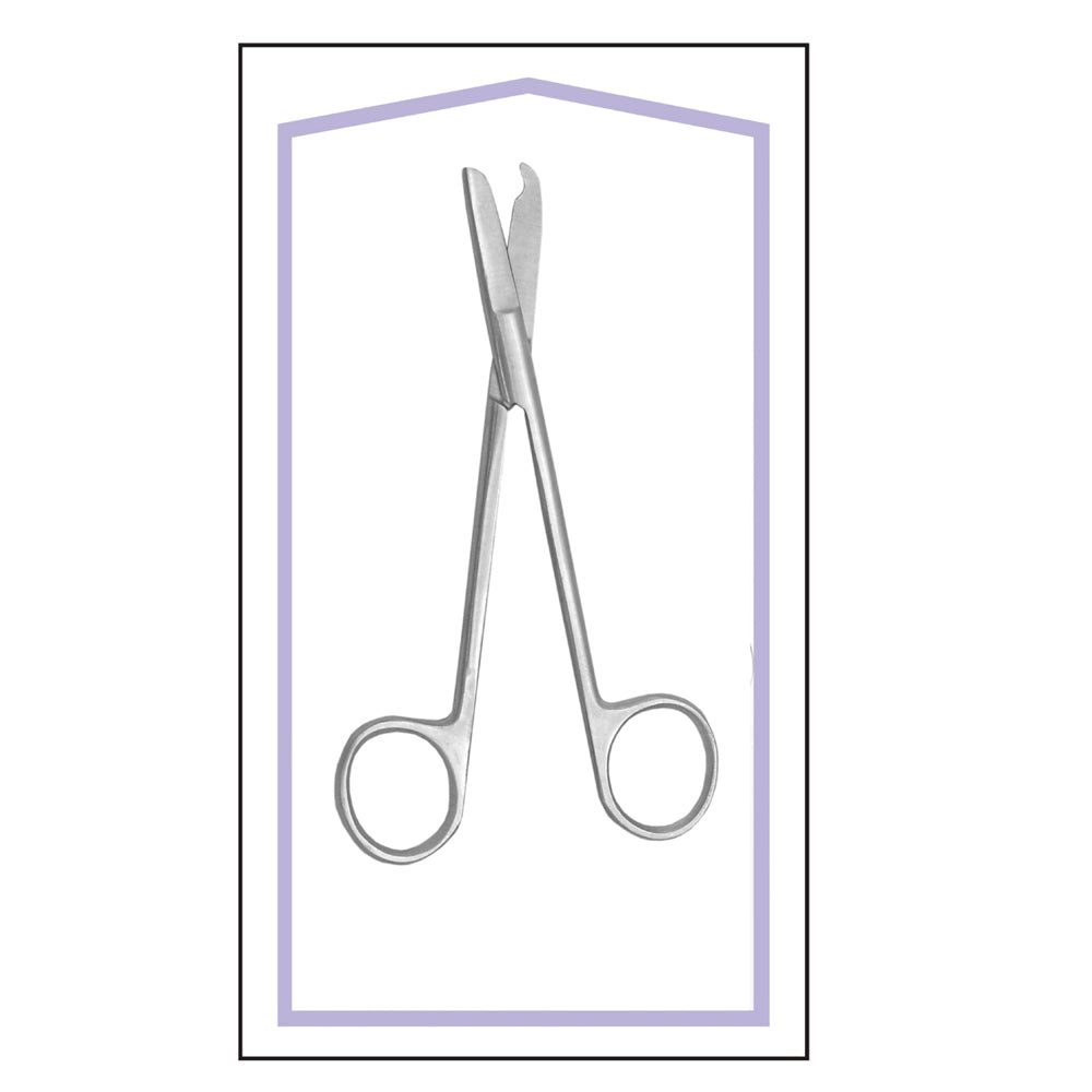STERILIZED LITT. STITCH SCISSOR STRAIGHT 5.5'' BOX OF 25 PCS