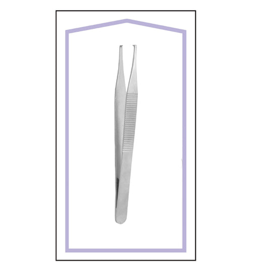 STERILIZED ADSON FORCEPS TEETH 1X2 BOX OF 25 PCS