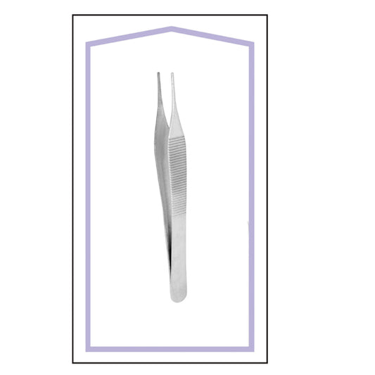 STERILIZED ADSON FORCEPS SERRATED BOX OF 25 PCS