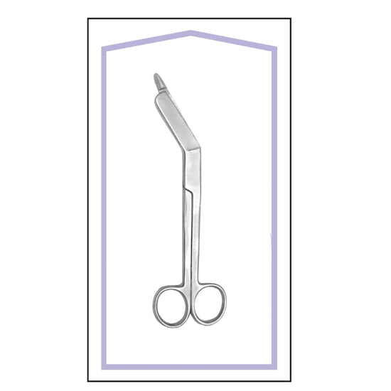 STERILE BANDAGE SCISSORS 7.25" BOX OF 25 PCS