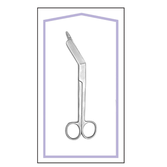STERILE BANDAGE SCISSORS 7.25" BOX OF 25 PCS