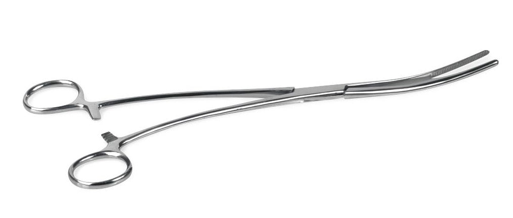 Bozeman Forceps Curved 10.25" Sterilized Case of 25