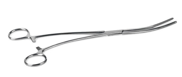 Bozeman Forceps Curved 10.25" Sterilized