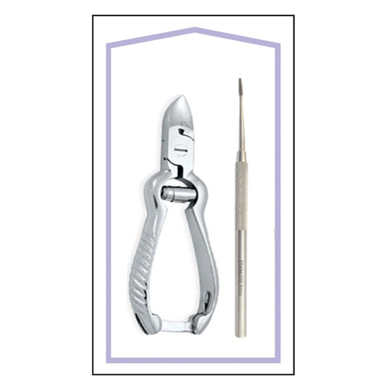STERILE FOOT CARE KIT 2 ITEMS (Ingrown Nail Treatment Kit)