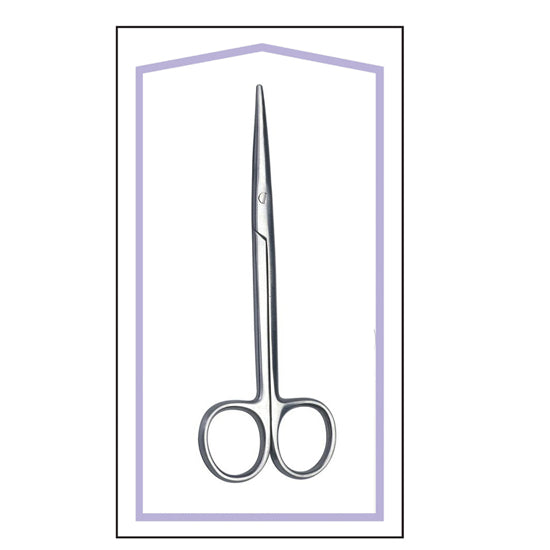 STERILE METZENBAUM SCISSOR 5.5" STRAIGHT BOX OF 25 PCS