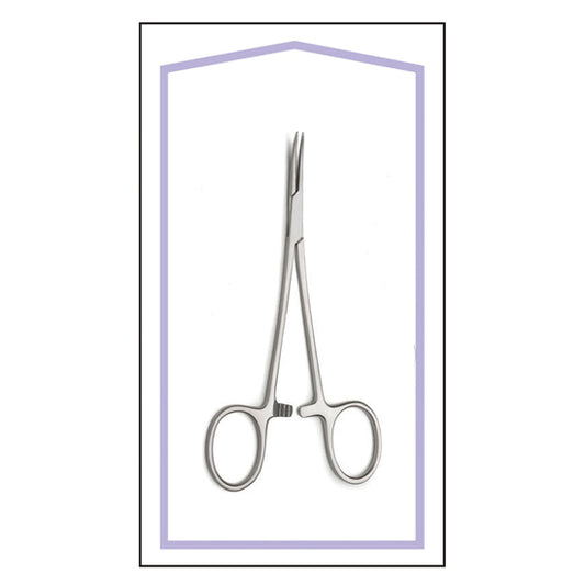 STERILE FORCEPS MOSQ HALSTED 5" CURVED BOX OF 25 PCS