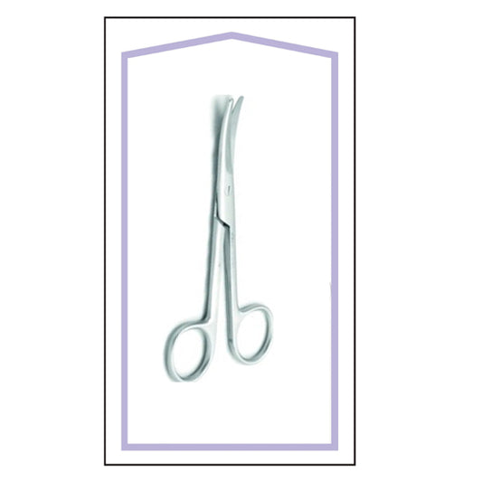 STERILIZED MAYO SCISSOR CURVED 5.5'' BOX OF 25 PCS