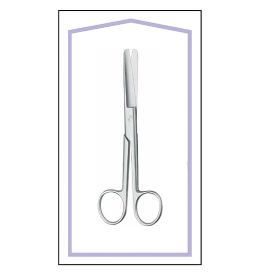 STERILIZED OPERATING SCISSOR BLUNT/ BLUNT BOX OF 10 PCS