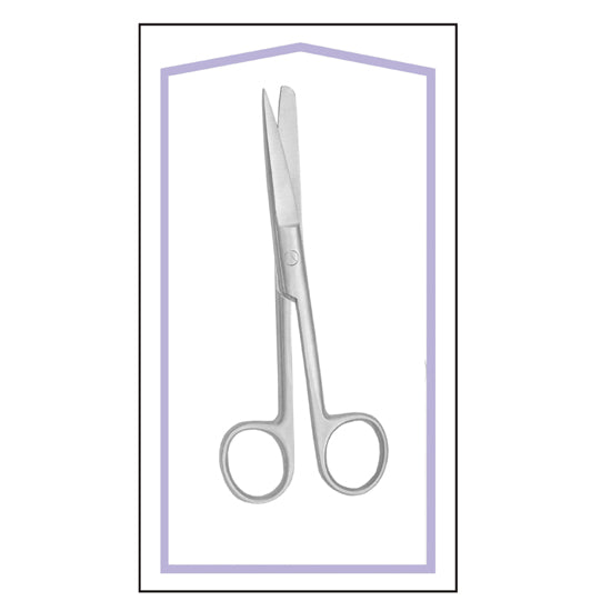 STERILE OPERATING SCISSORS S/B 4.5" BOX OF 25 PCS