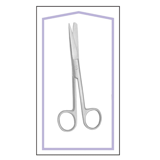 STERILE OPERATING SCISSORS S/B 4.5" BOX OF 25 PCS