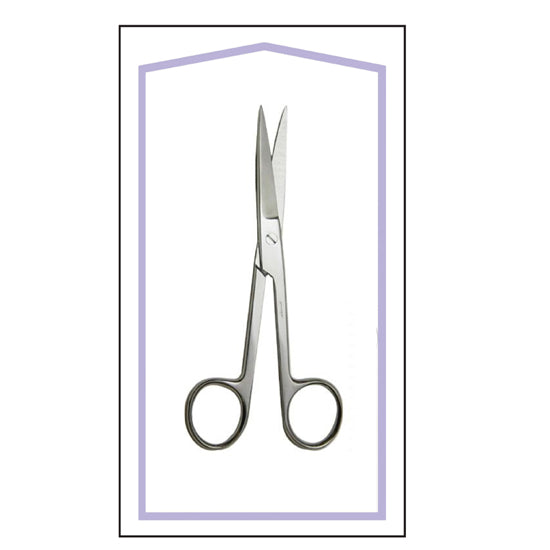 STERILIZED OPERATING SCISSOR SHARP / SHARP BOX OF 10 PCS