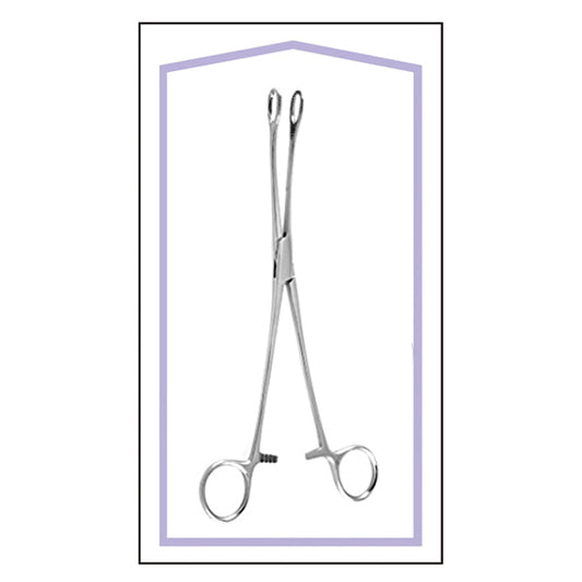 STERILE FOERSTER SPONGE FORCEPS 9.5" CURVED Box of 25 Pcs