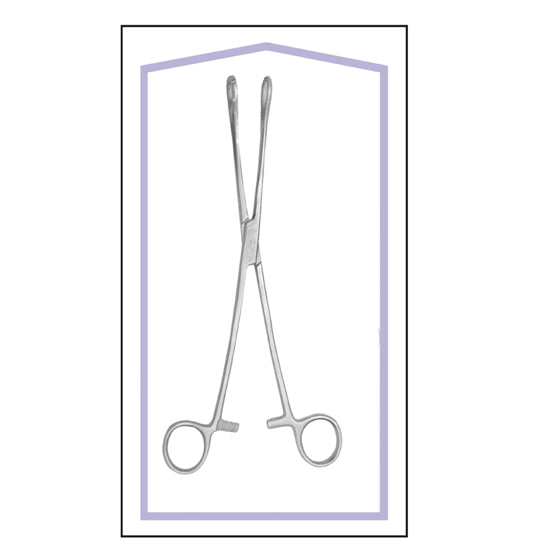STERILE FOERSTER SPONGE FORCEPS 9.5" STRAIGHT BOX OF 10 PCS