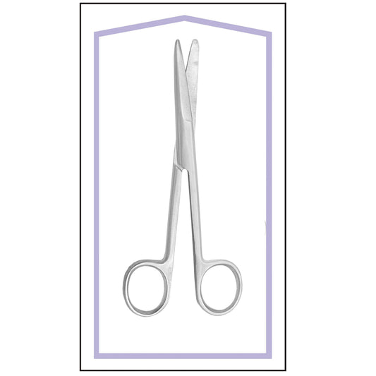 STERILIZED MAYO SCISSOR STRAIGHT 5.5'' BOX OF 25 PCS